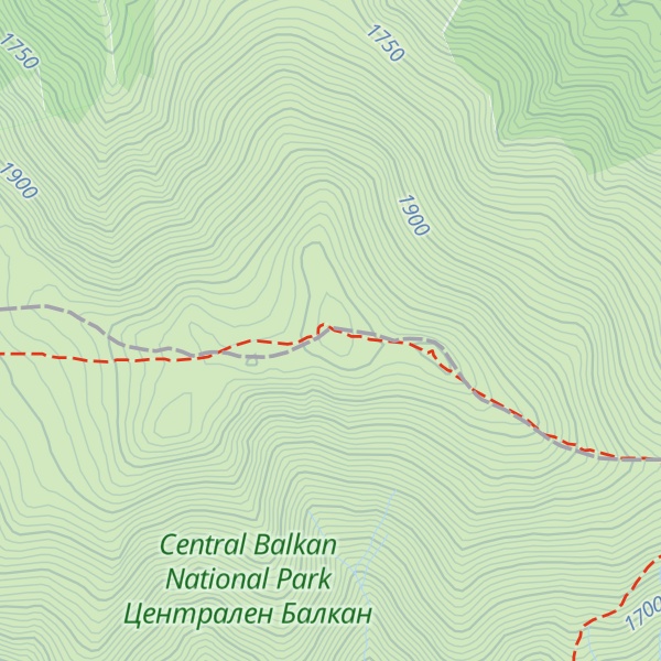 Map of Tetevenska baba