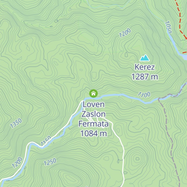 Map of Loven Zaslon Fermata