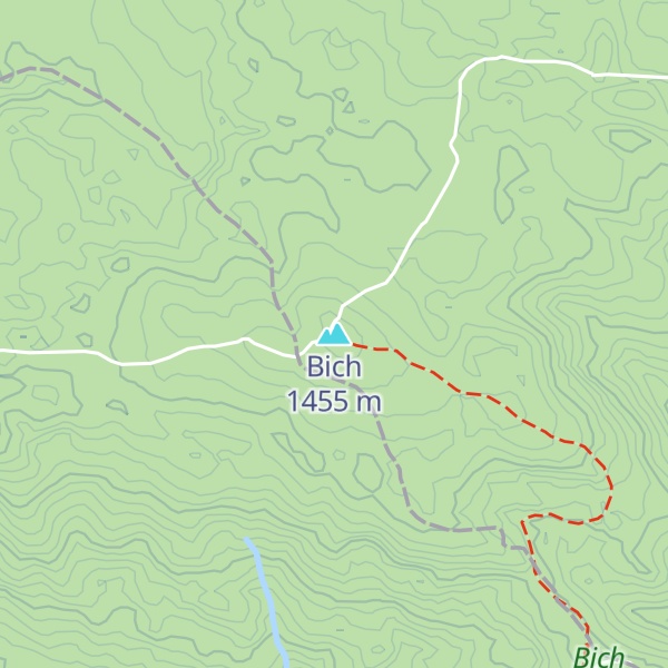 Map of Bich
