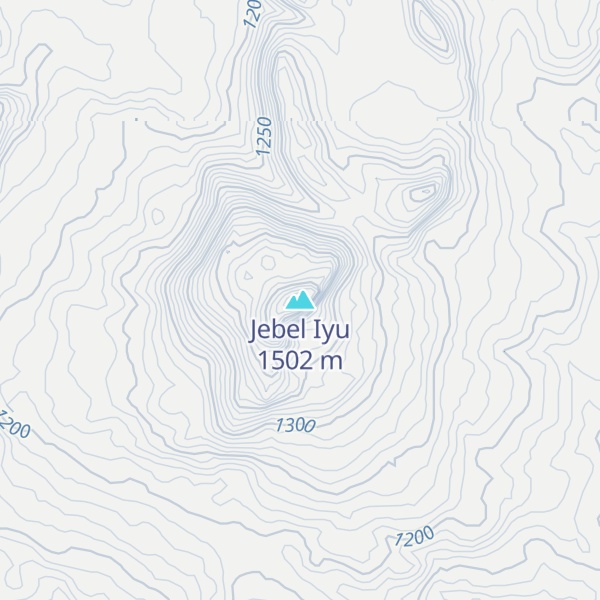 Map of Jebel Iyu