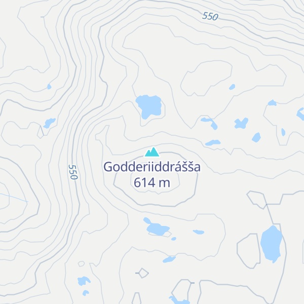 Map of Godderiiddrášša