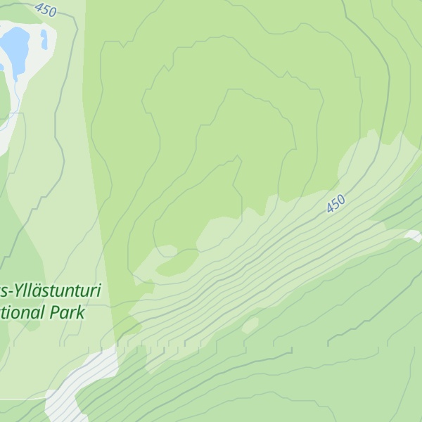Map of Pyhätunturi