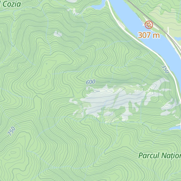 Map of Muchia lui Basarab