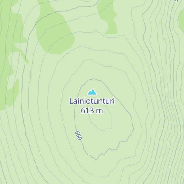 Map of Lainiotunturi
