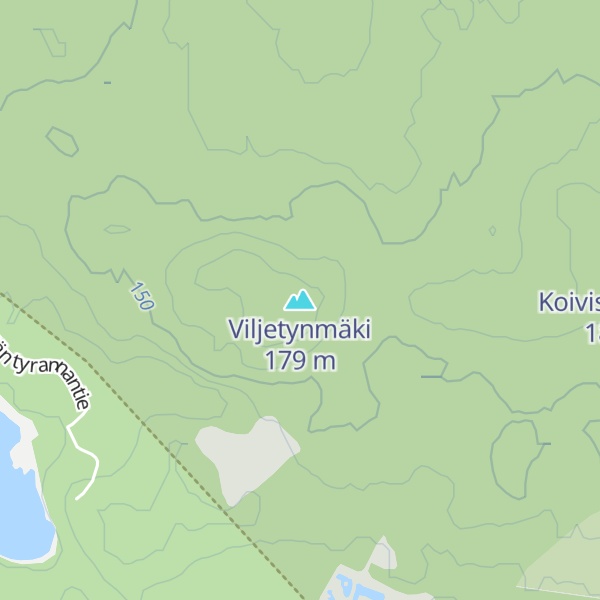 Map of Viljetynmäki