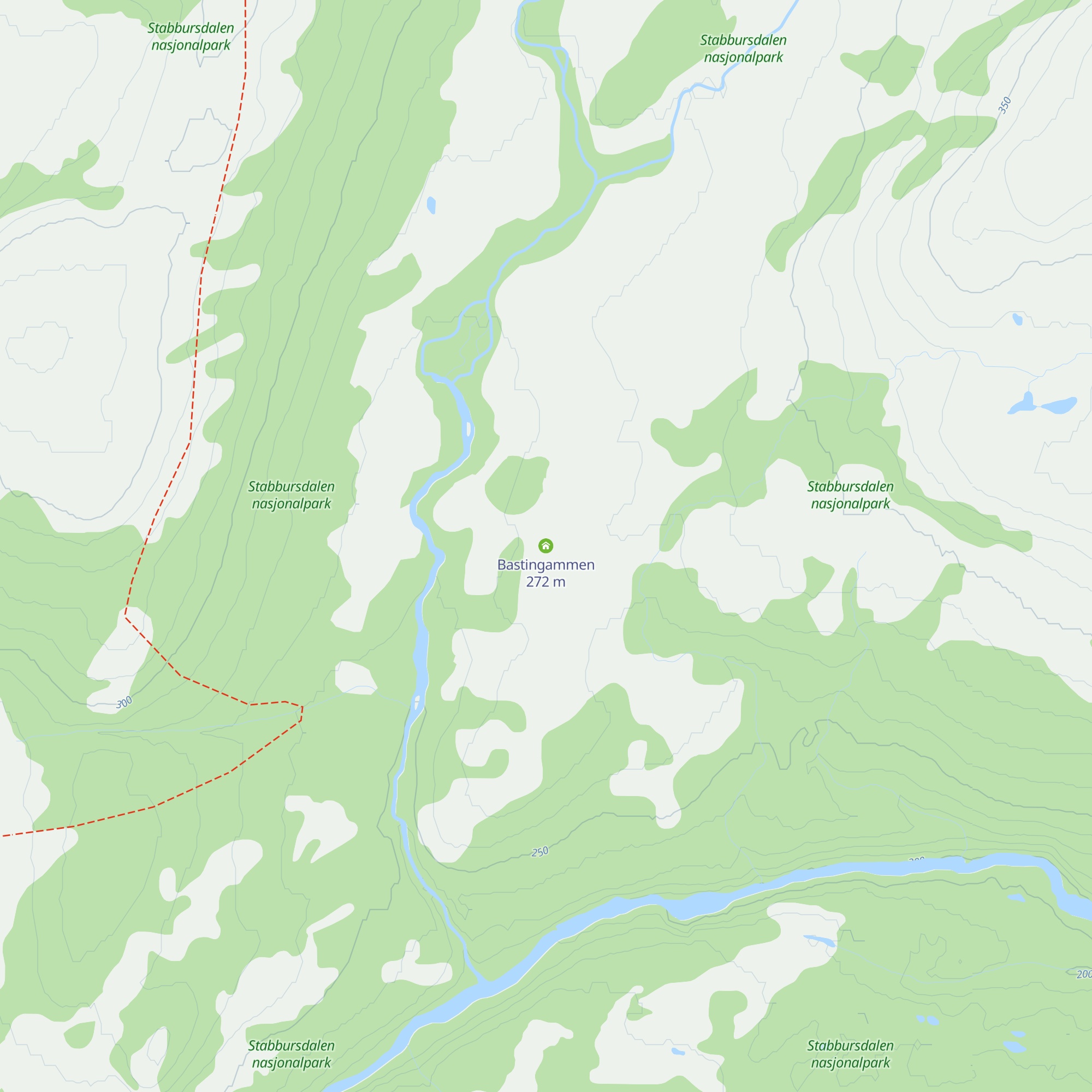 Bastingammen map