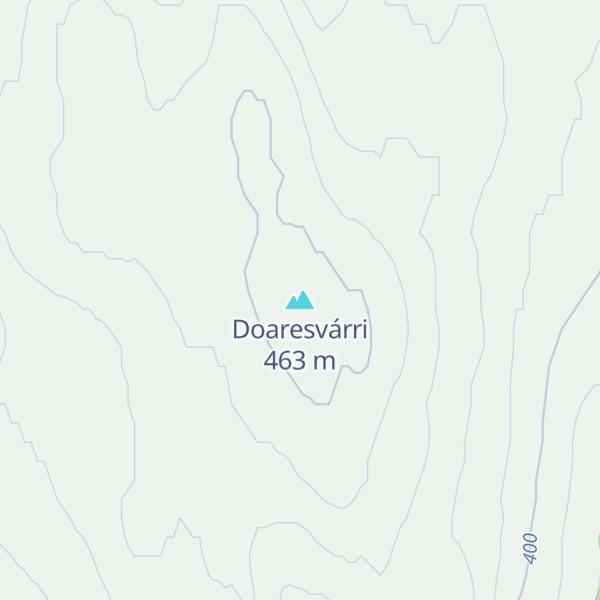 Map of Doaresvárri