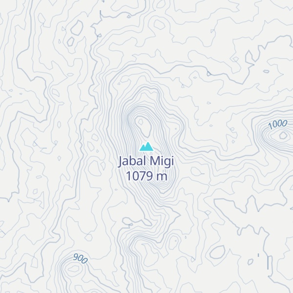 Map of Jabal Migi