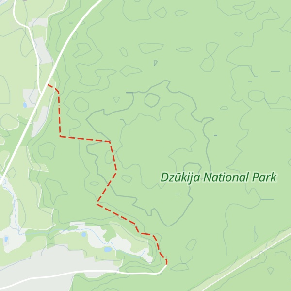 Map of Kalnuočių Kalnas