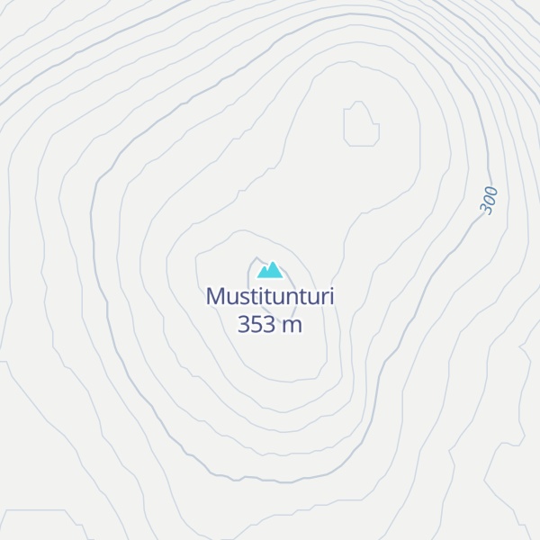 Map of Mustitunturi