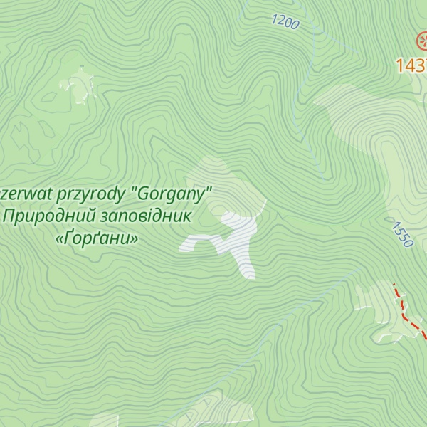 Map of Skalky-Verkhni