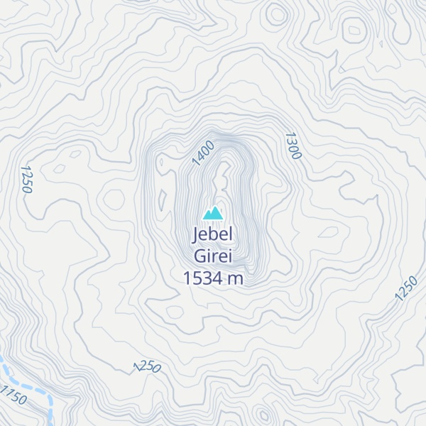 Map of Jebel Girei