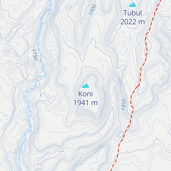 Map of Koni