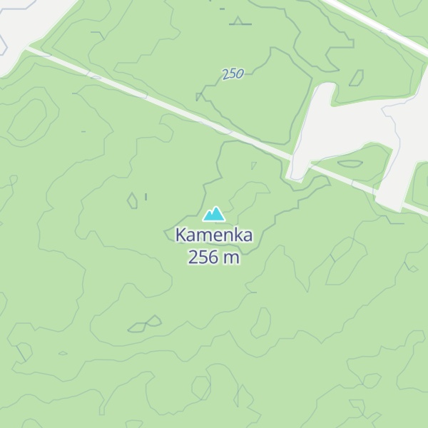 Map of Kamenka