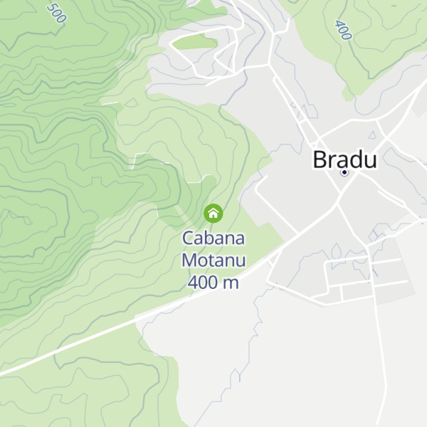 Map of Cabana Motanu