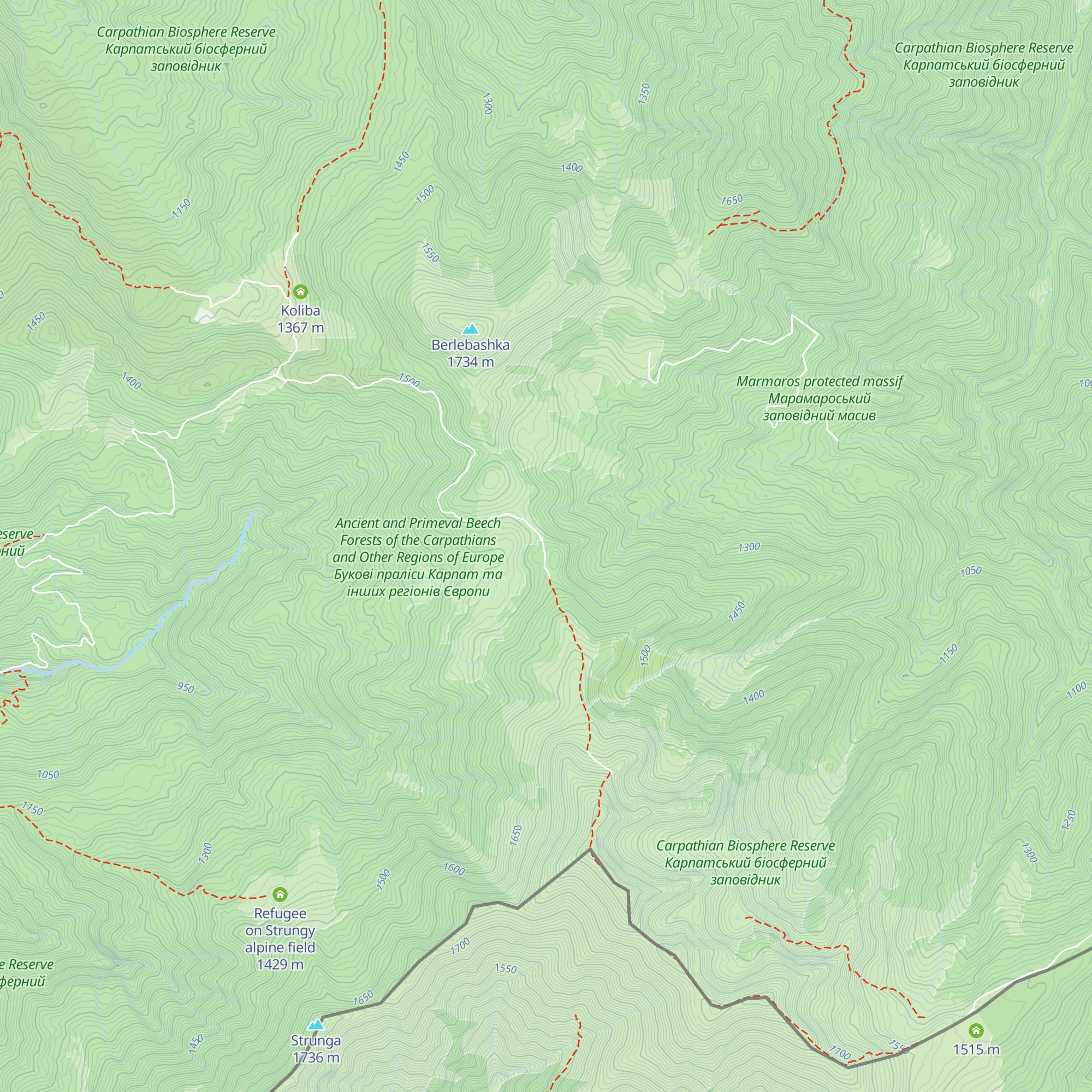 Budinok Kbz map