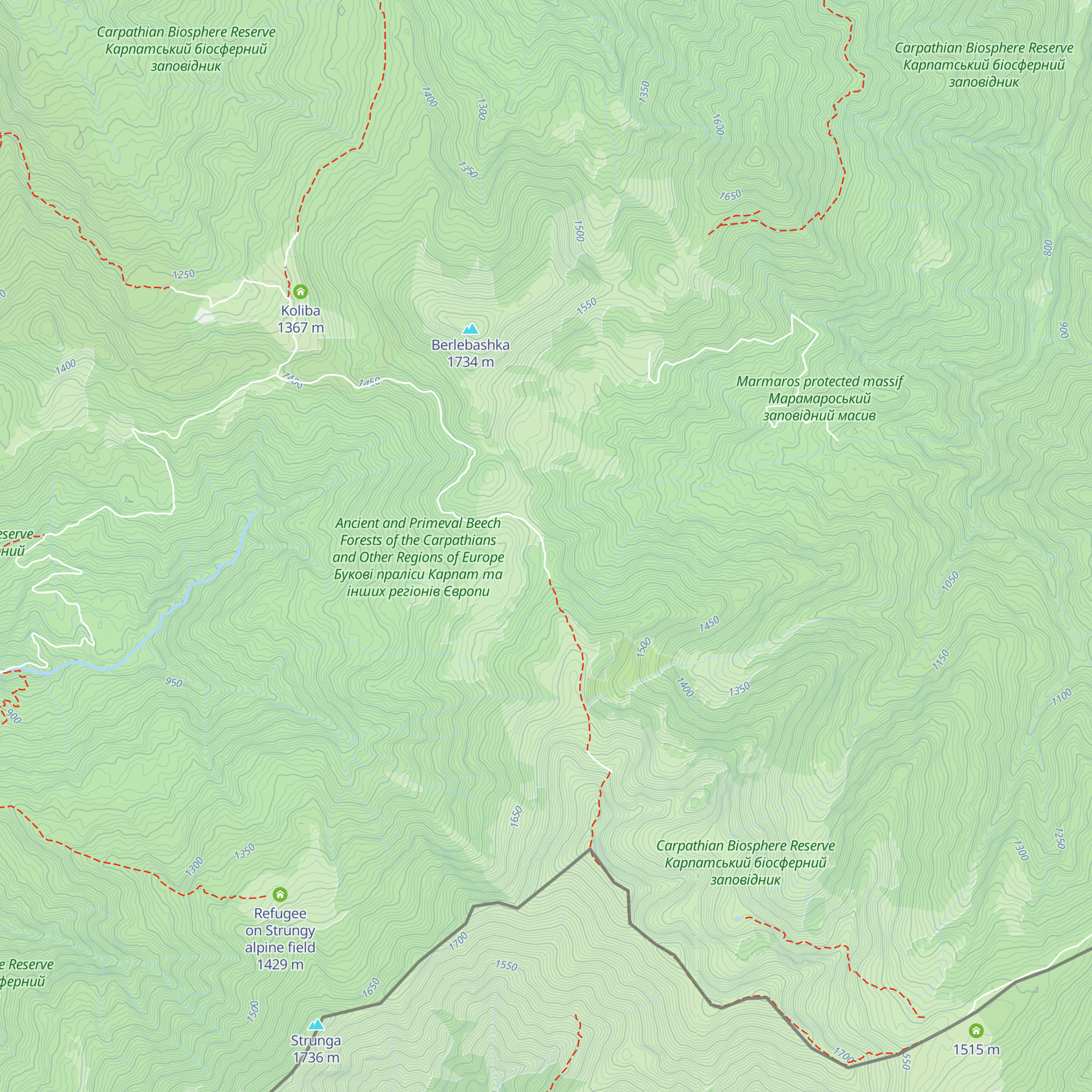 Budinok Kbz map