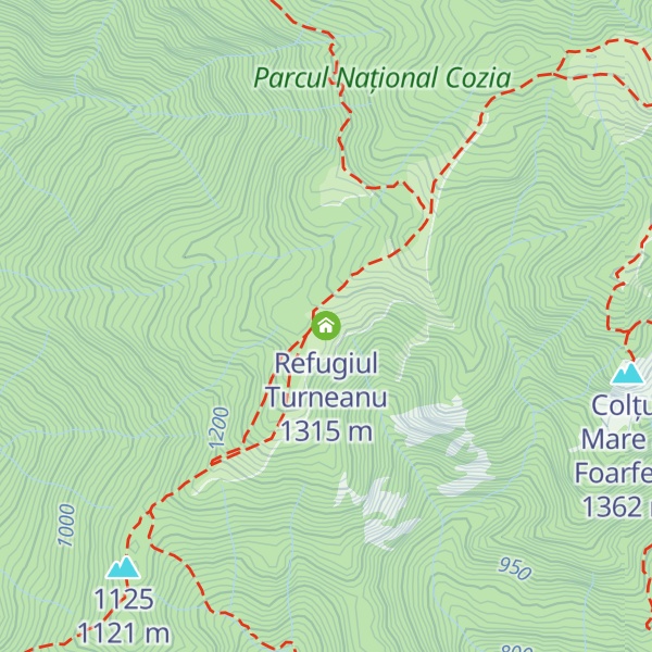 Map of Refugiul Turneanu