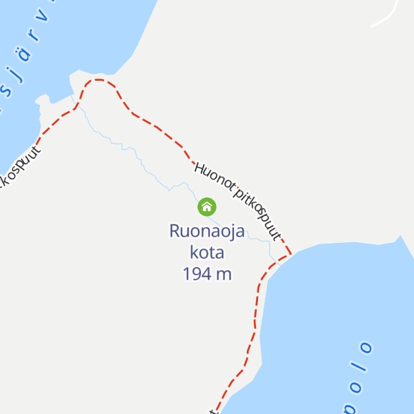 Map of Ruonaoja kota