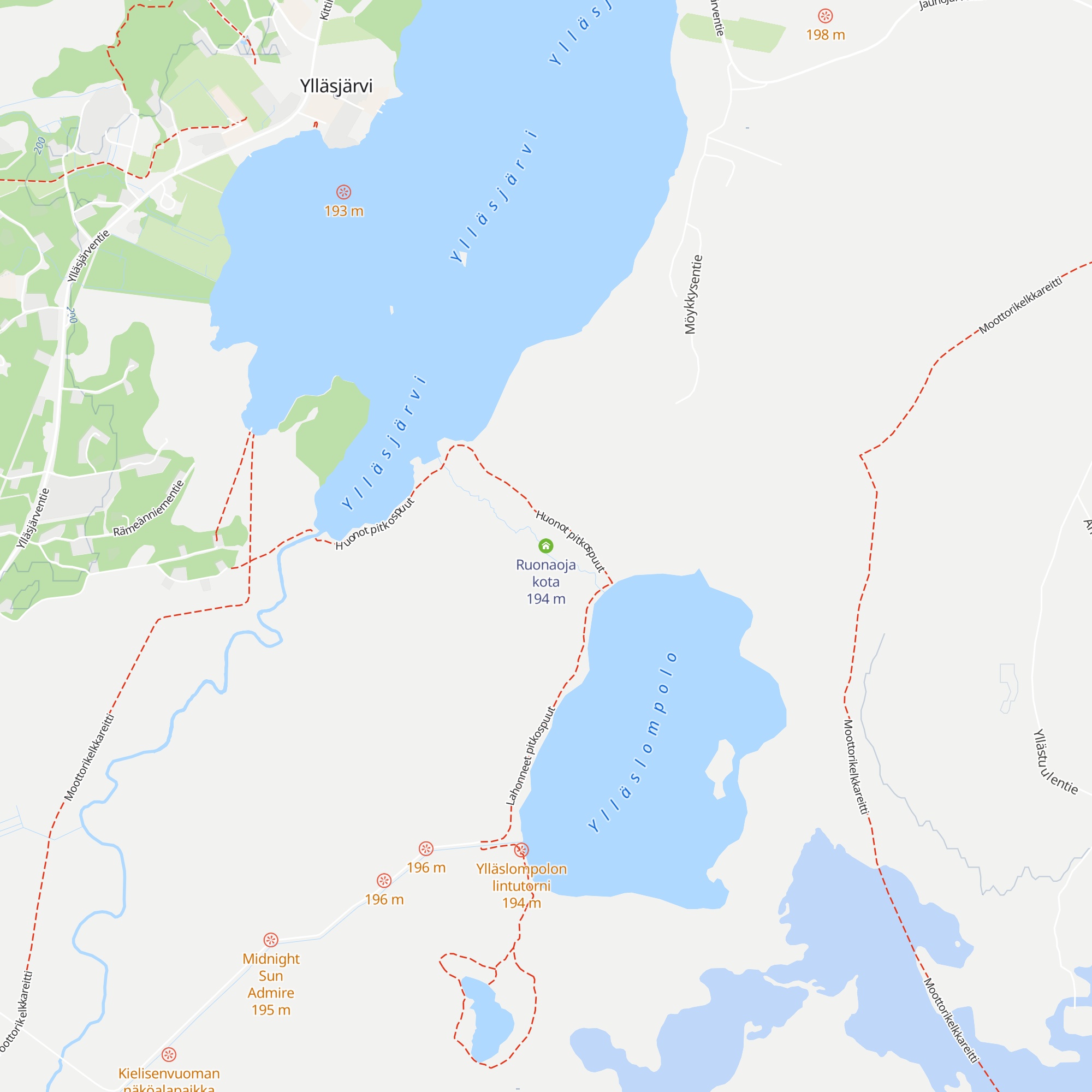 Ruonaoja kota map