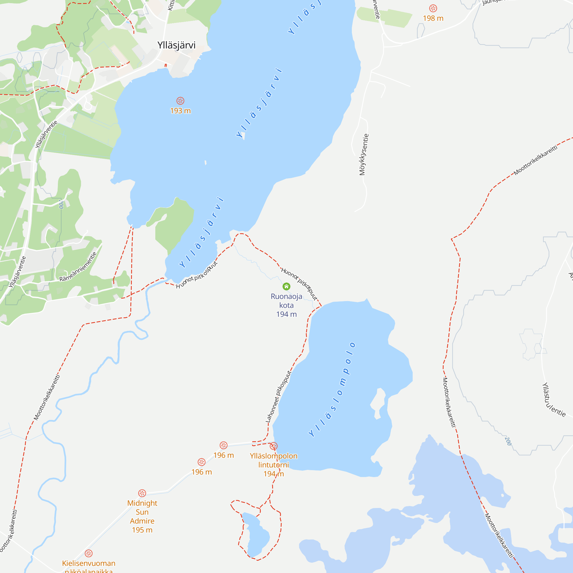 Ruonaoja kota map