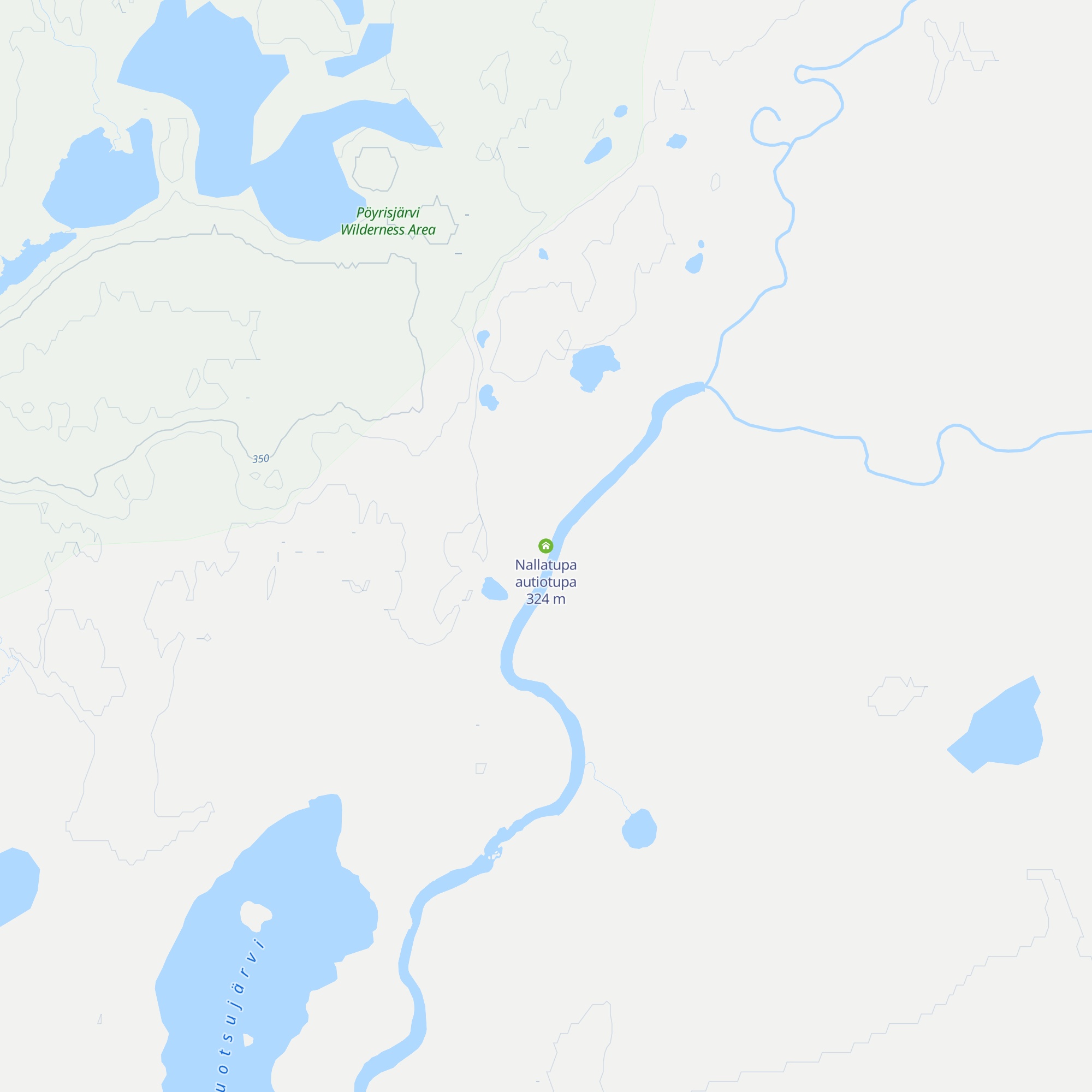 Nallatupa autiotupa map