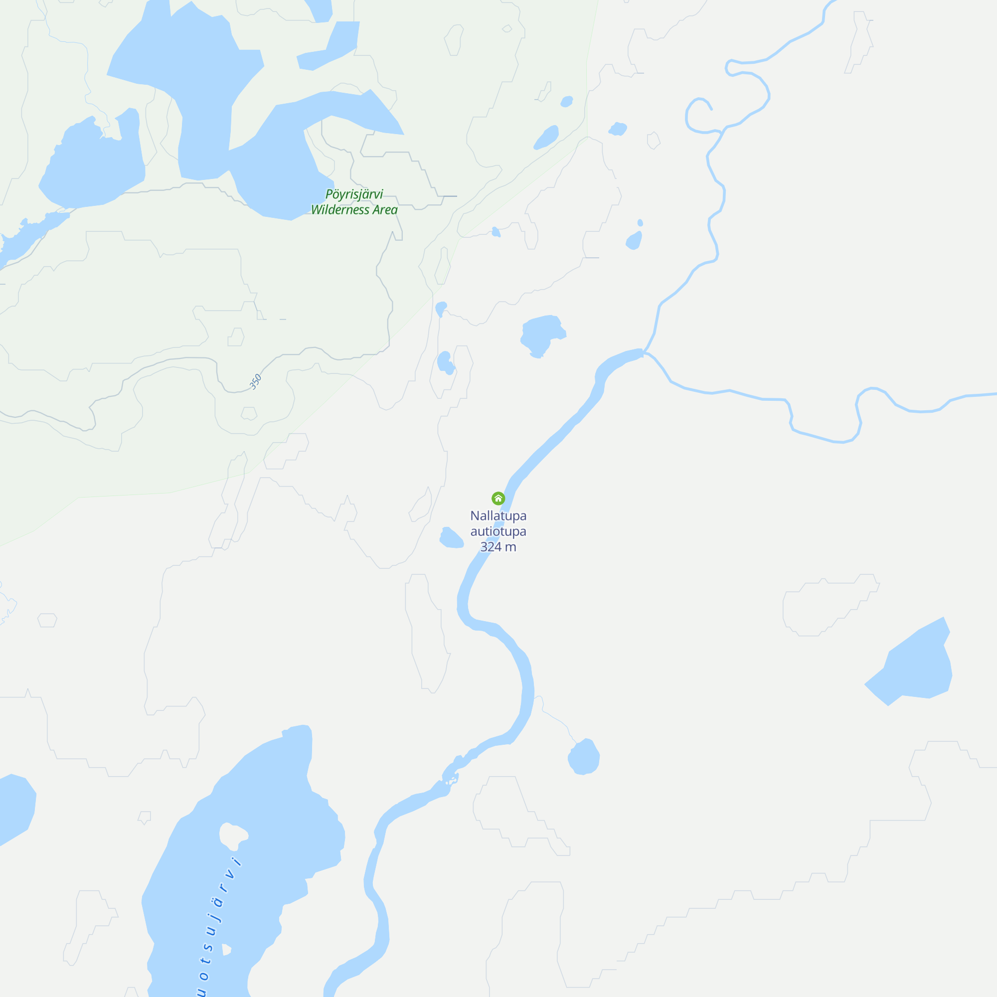Nallatupa autiotupa map