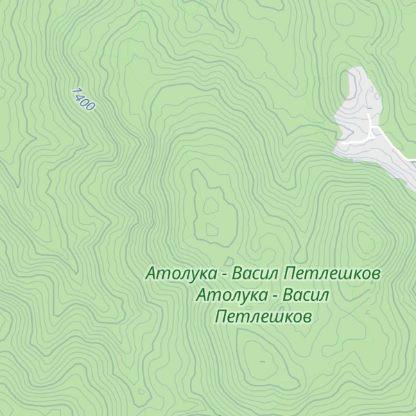 Map of Vrh Chakmakli