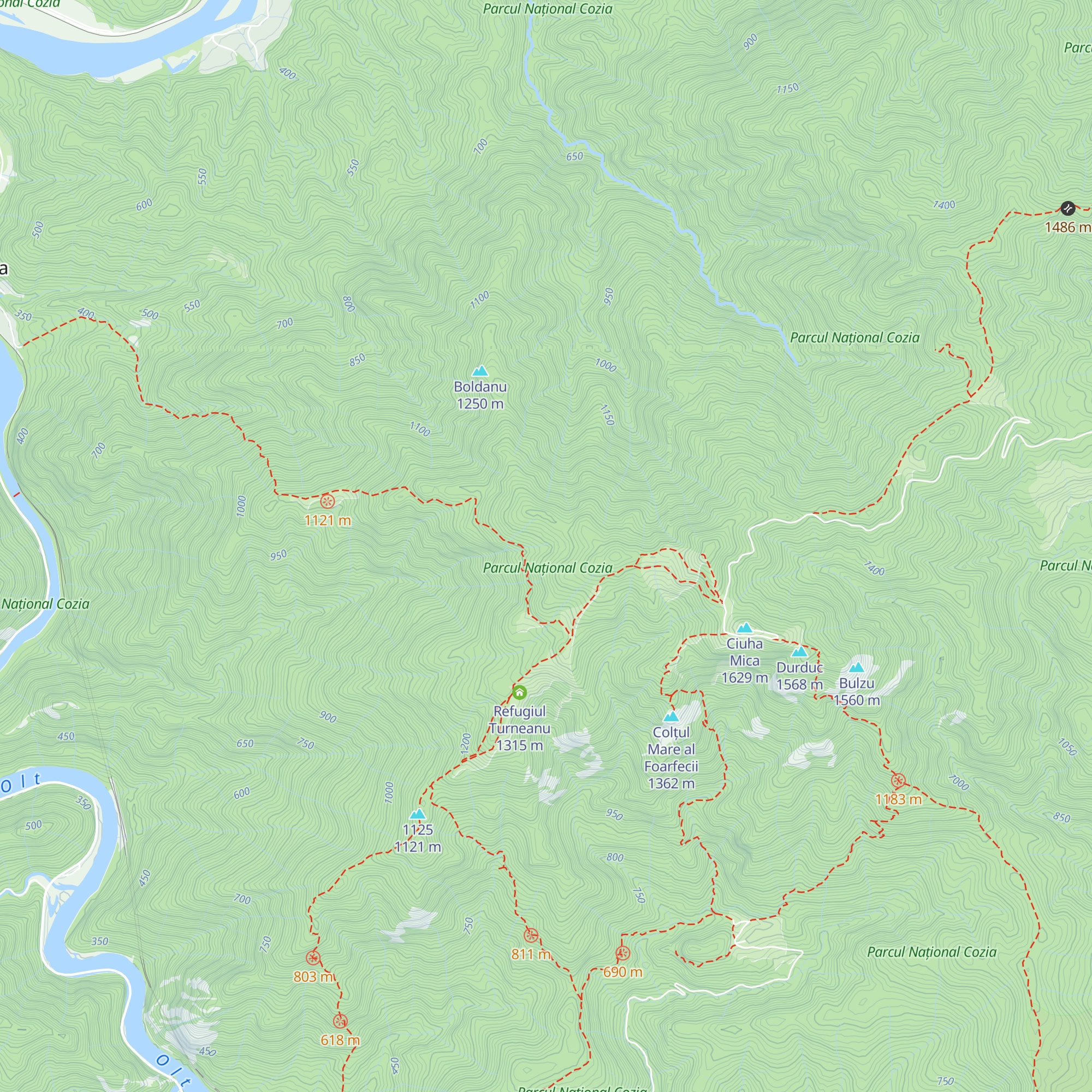 Refugiul Armasaru map
