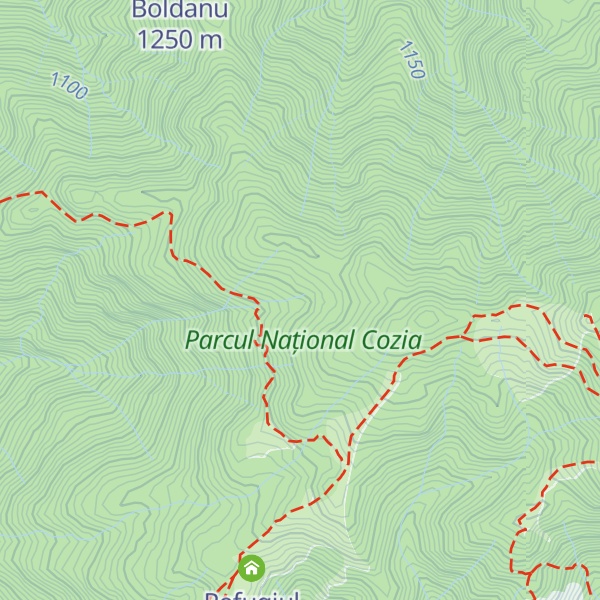 Map of Refugiul Armasaru