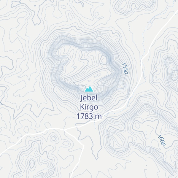 Map of Jebel Kirgo
