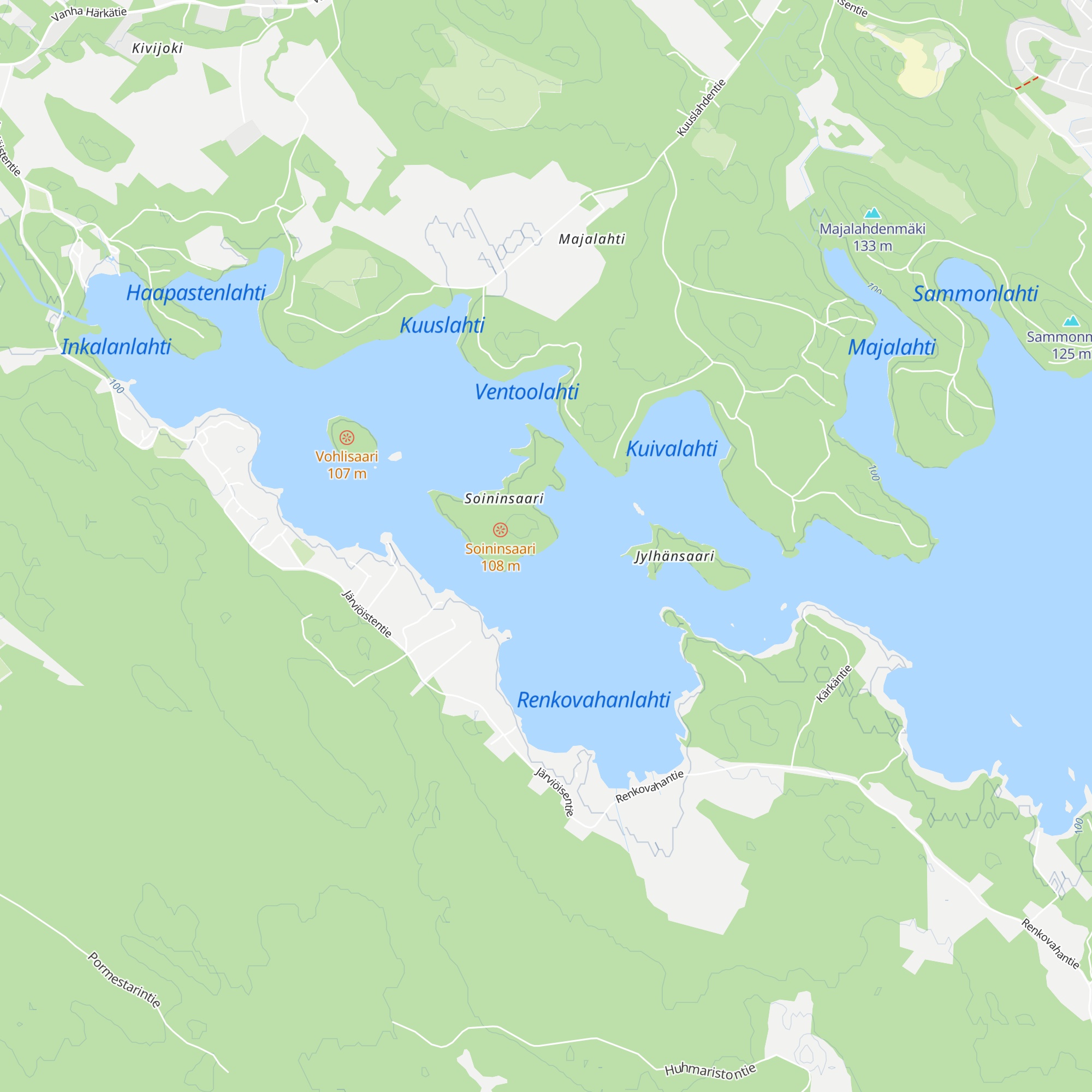 Soininsaaren kota map