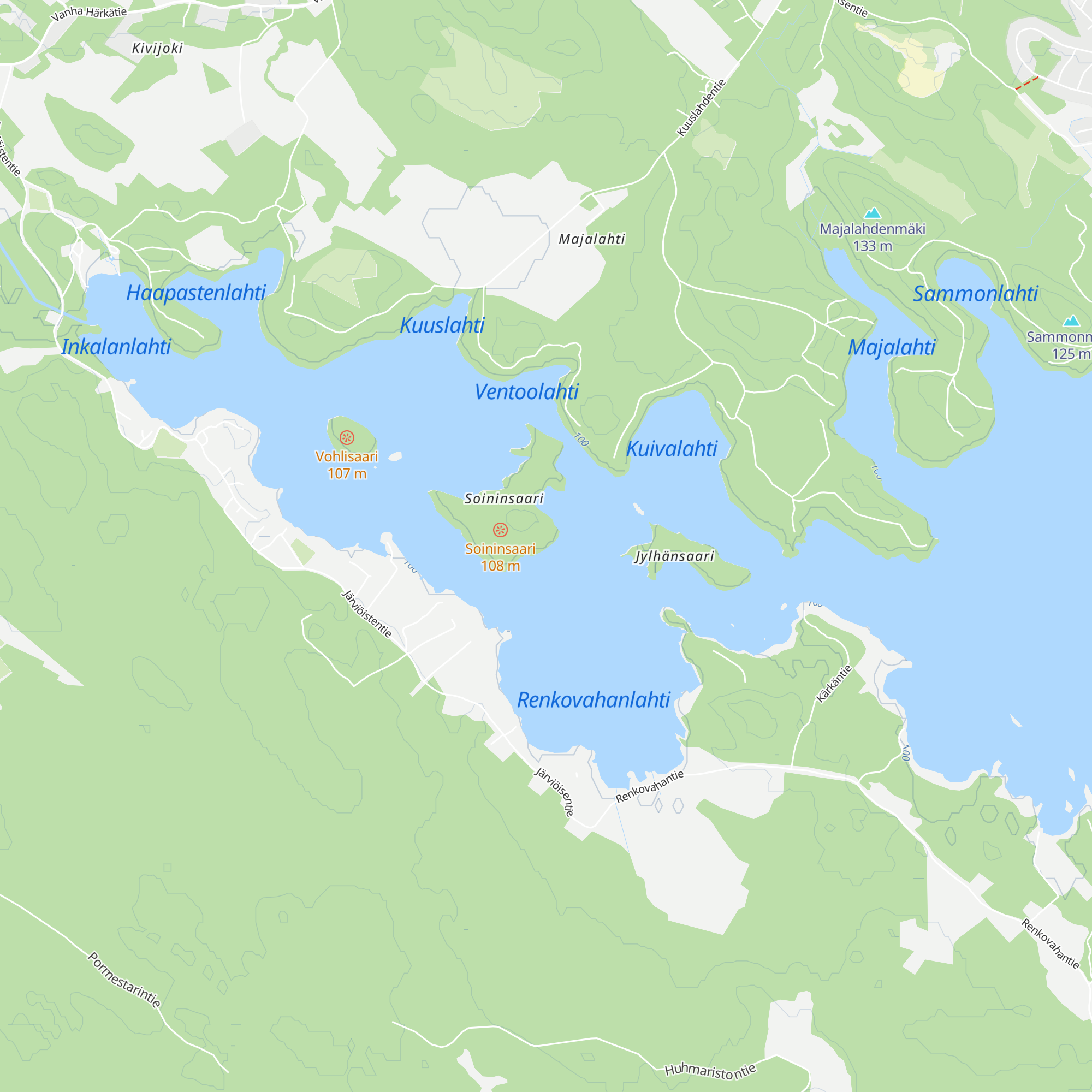 Soininsaaren kota map