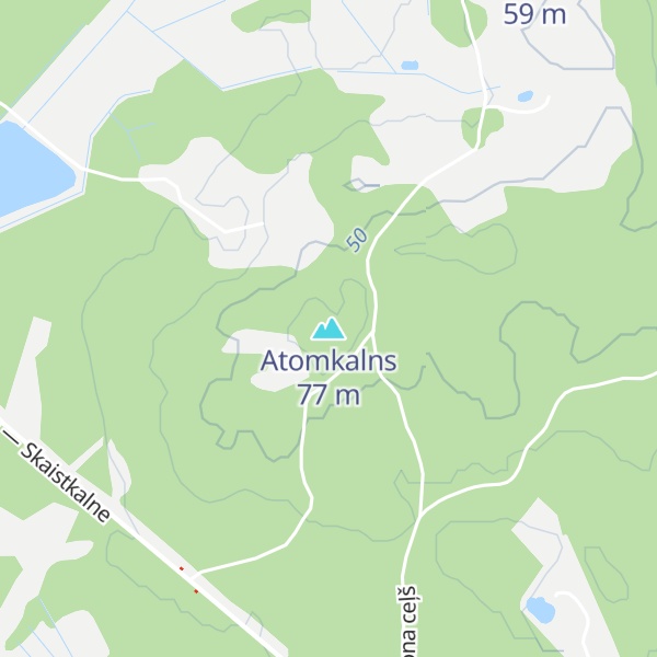 Map of Atomkalns