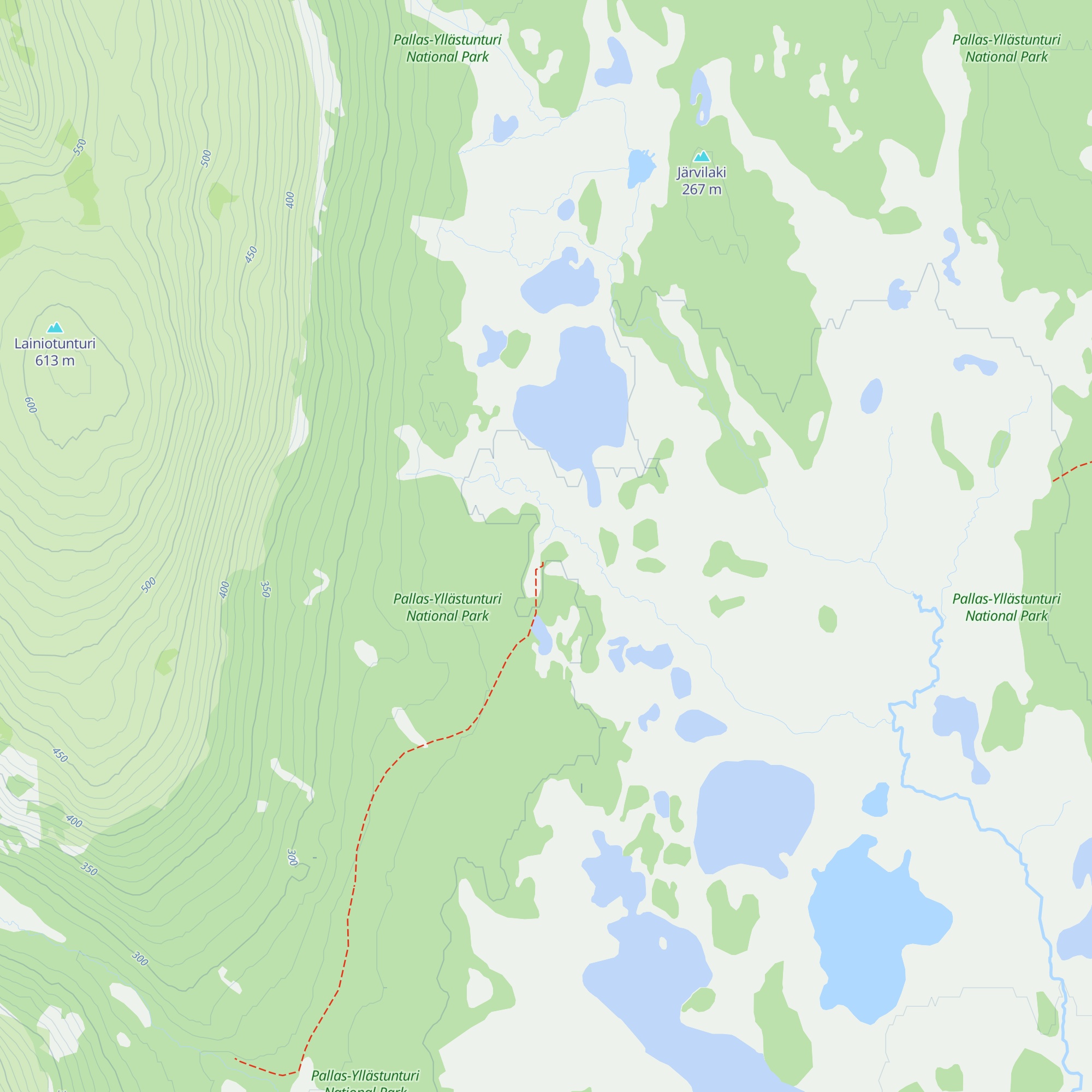 Karhukota Lapp Hut map
