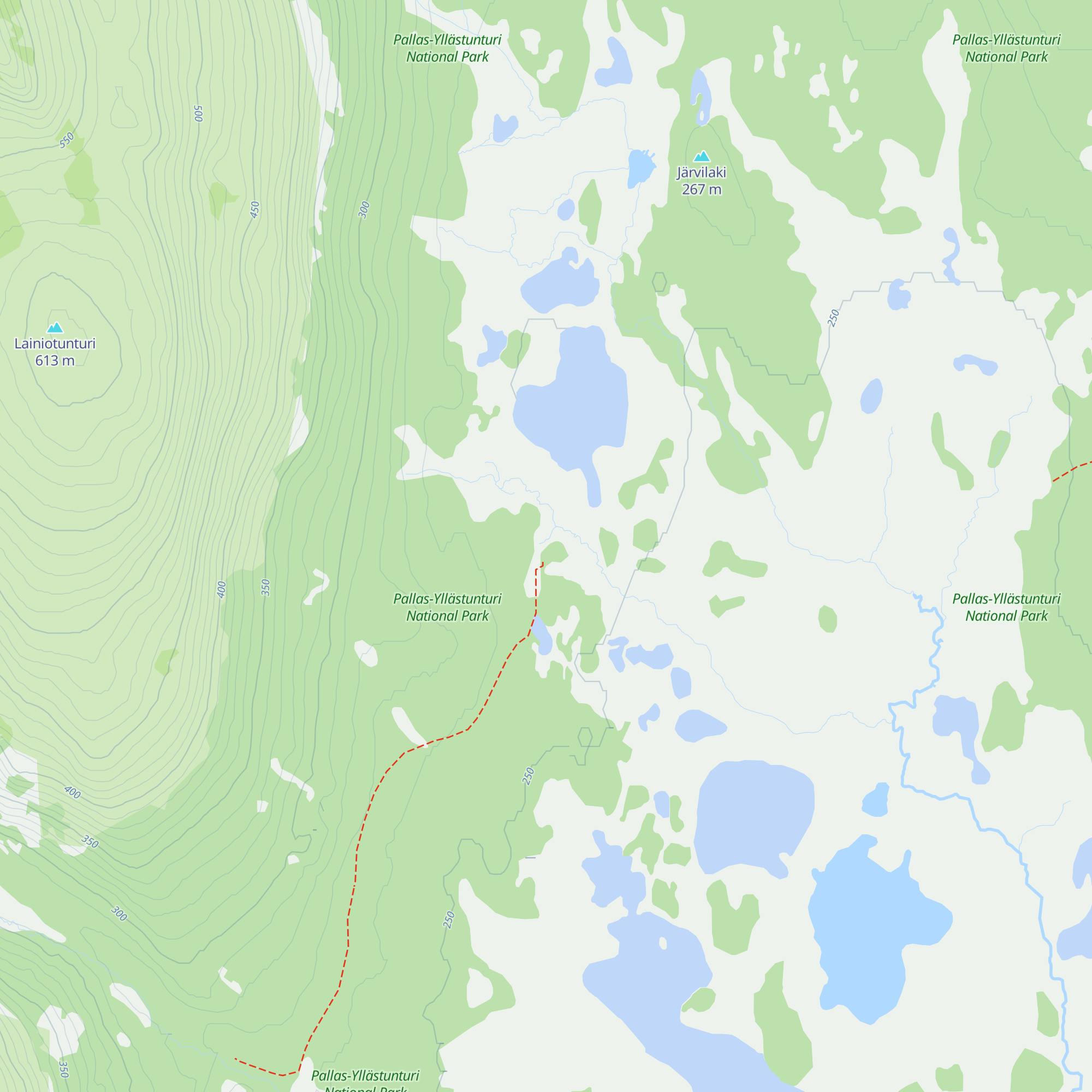 Karhukota Lapp Hut map