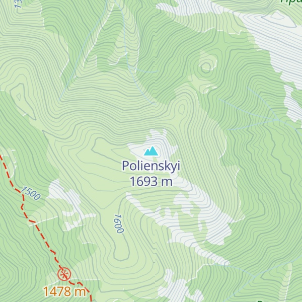 Map of Polienskyi