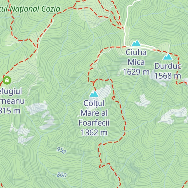 Map of Colțul Mare al Foarfecii