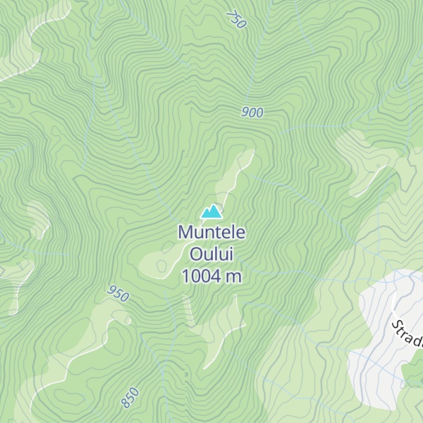 Map of Muntele Oului