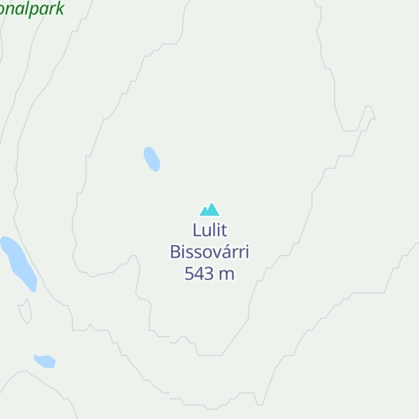 Map of Lulit Bissovárri