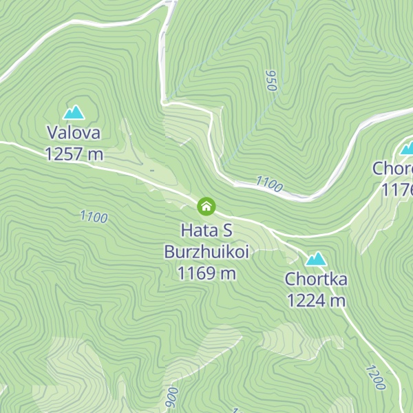 Map of Hata S Burzhuikoi