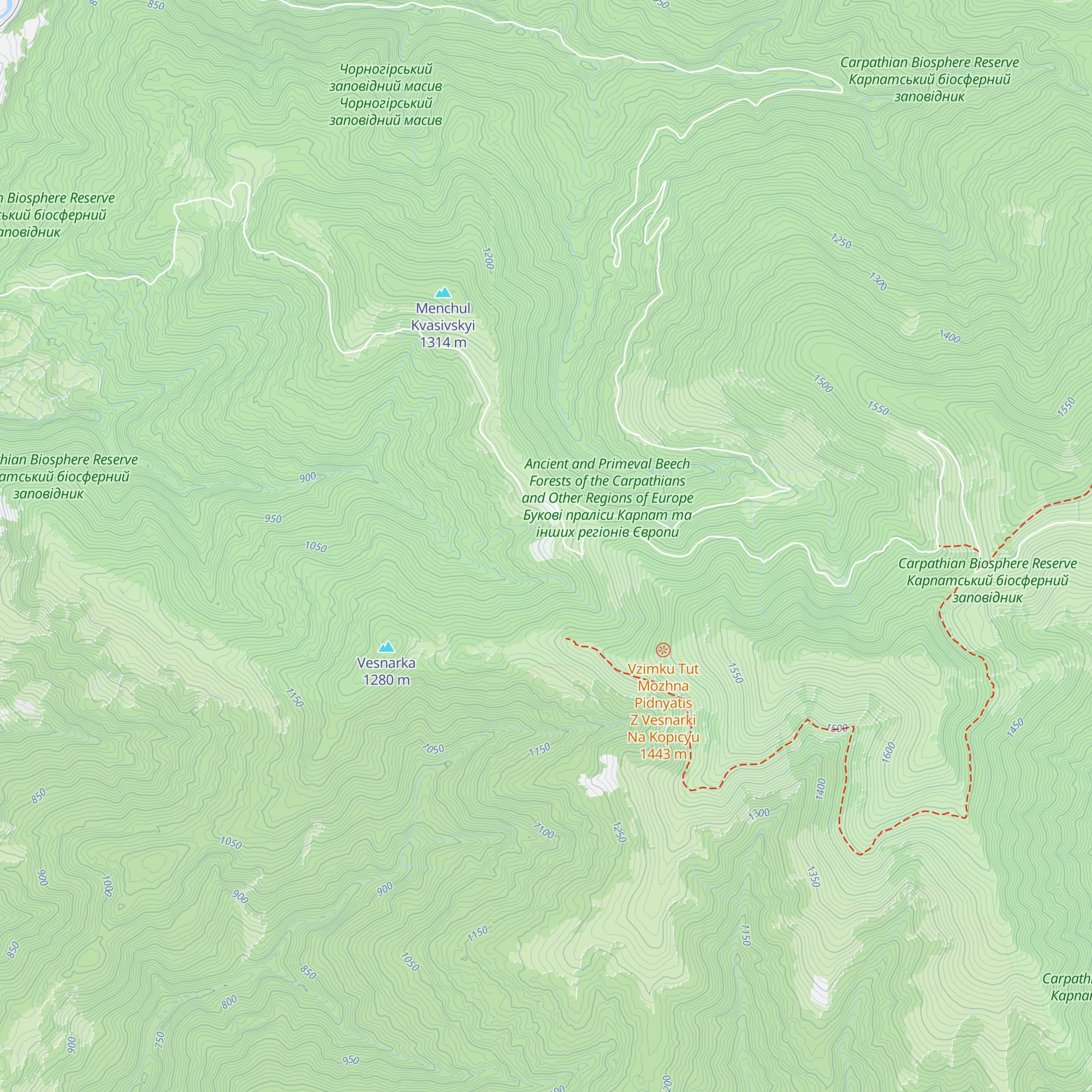 Biostacionar Universitetu Franka map
