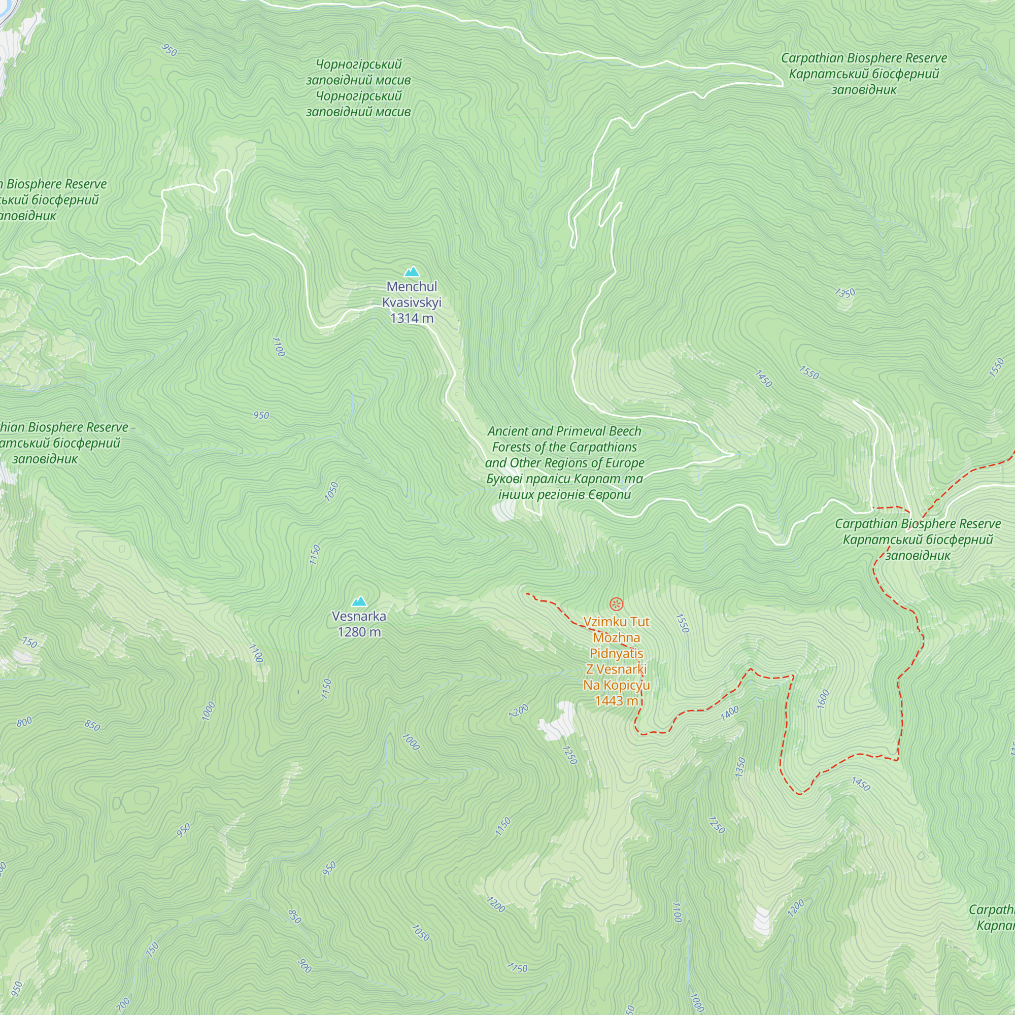 Biostacionar Universitetu Franka map