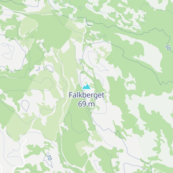 Map of Falkberget