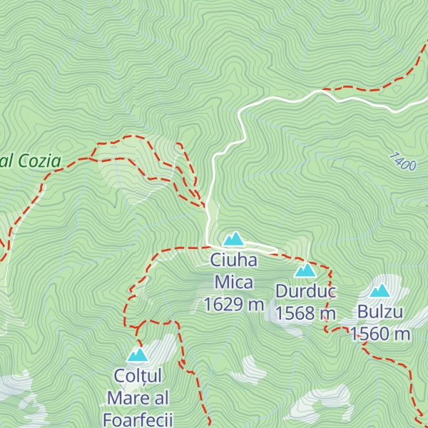Map of Cabana Cozia restaurant