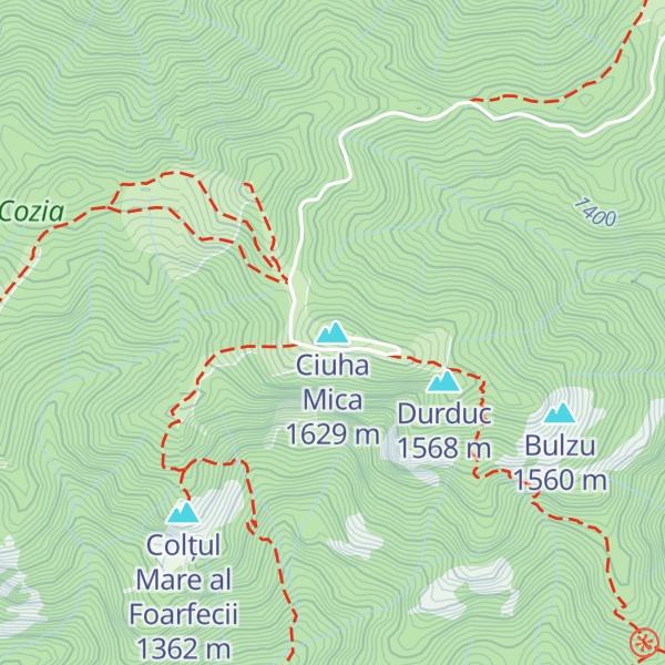 Map of Ciuha Mica