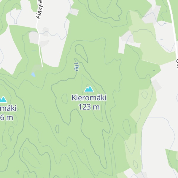 Map of Kieromäki