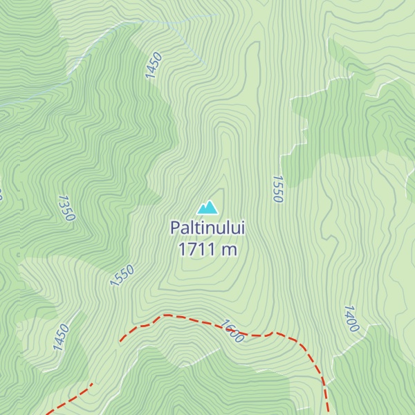 Map of Paltinului
