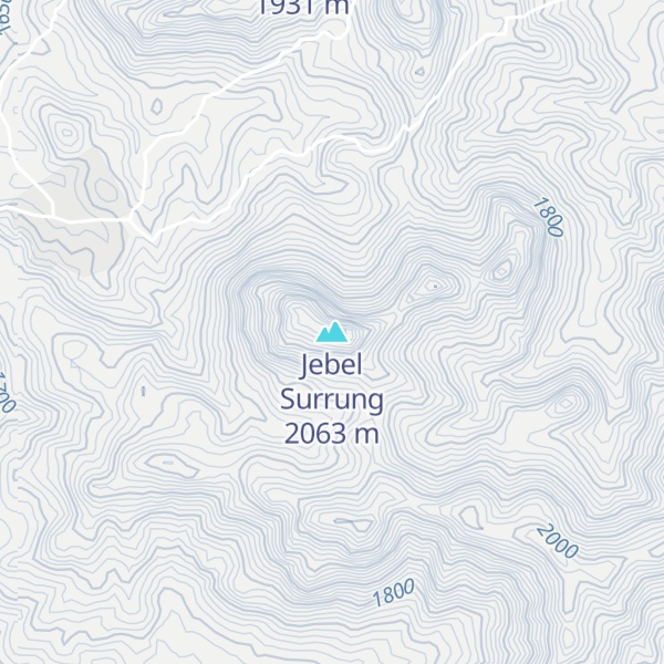 Map of Jebel Surrung