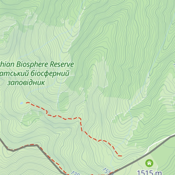 Map of Chornyi Hrun